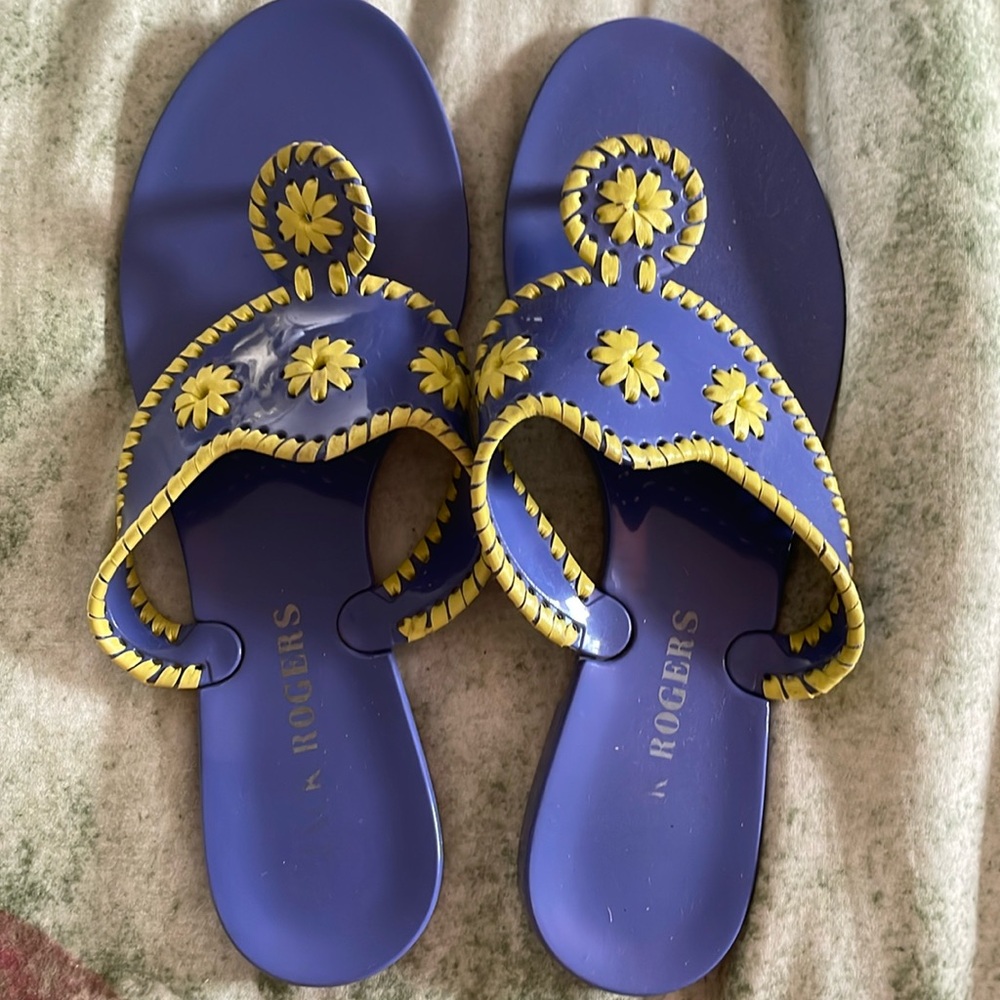 Jack Rogers sandals plastic